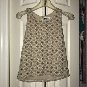 Free Press Tank Top with Open Back